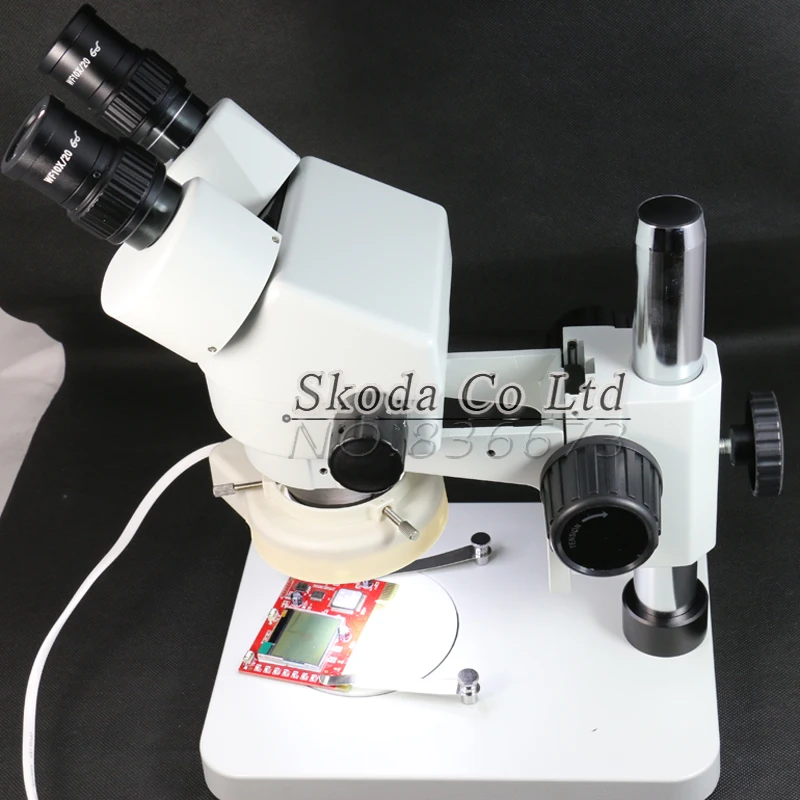 Бинокль стереомикроскоп промышленный микроскоп 7 45X непрерывная зума с