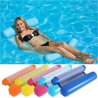 inflatable pool float bed swimming mattress water hammock float lounger chair inflatable swimming ring pool party toy
