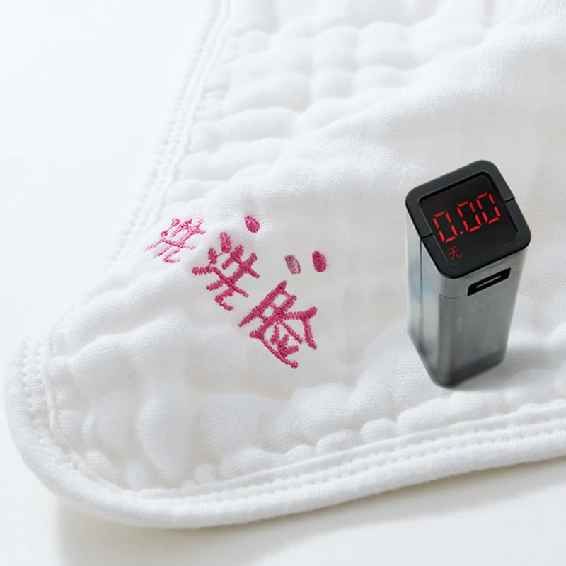 5 шт./компл. белый 6 слоев хлопка марлевые детское полотенце для лица мягкие