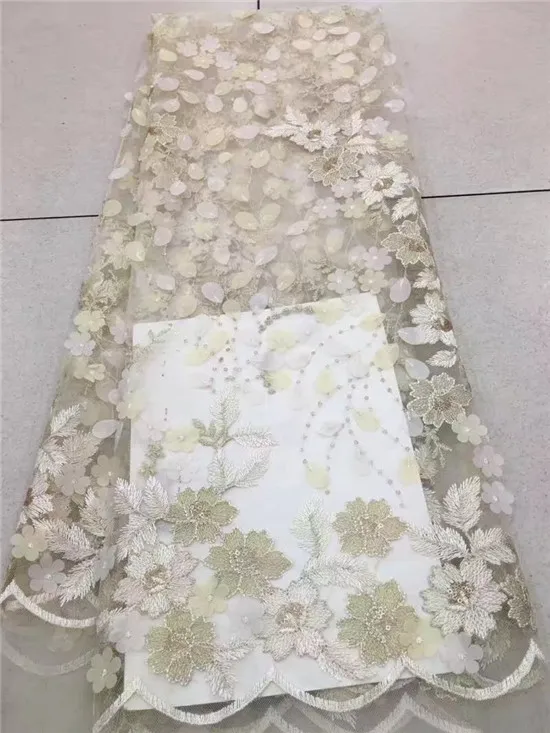 Африканская кружевная ткань 2018 высокое качество кружева с вышивкой 5Y