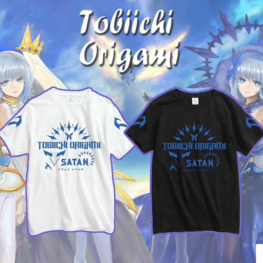 Футболки с рисунком из аниме DATE A LIVE футболка для косплея Tobiichi оригами хлопковые