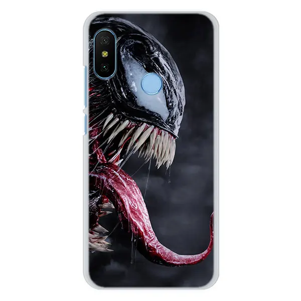 04 Чехол для телефона Venom MARVEL s для Xiao mi Red mi Note 7 5 6Pro 4X5 5A 6A mi A1 A2 8 Lite жесткий чехол-накладка - Цвет: 04