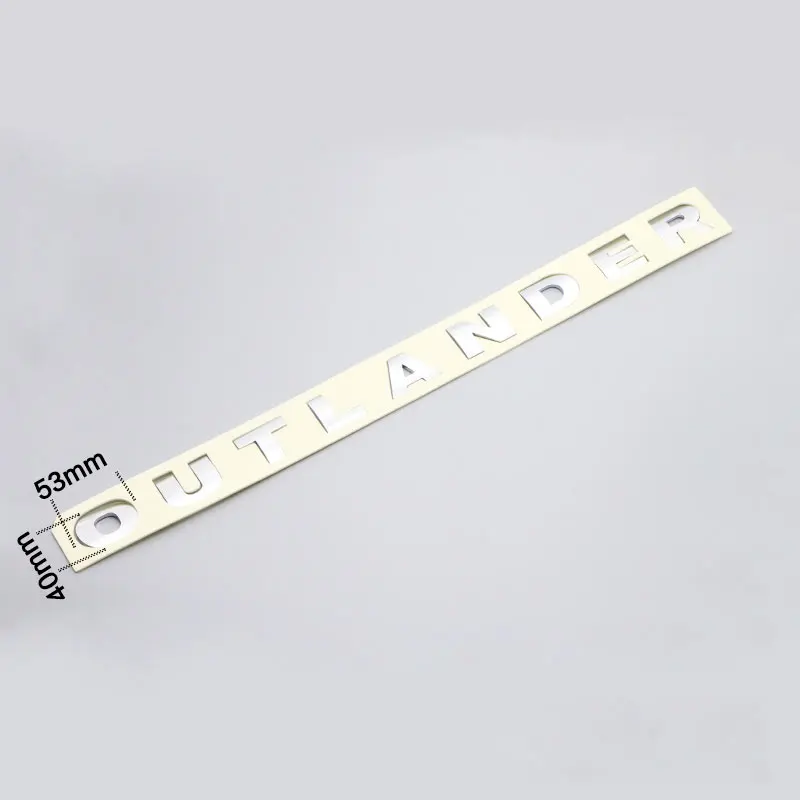 Автомобильная хромированная эмблема капота 3D логотип буквы Стикеры для MITSUBISHI