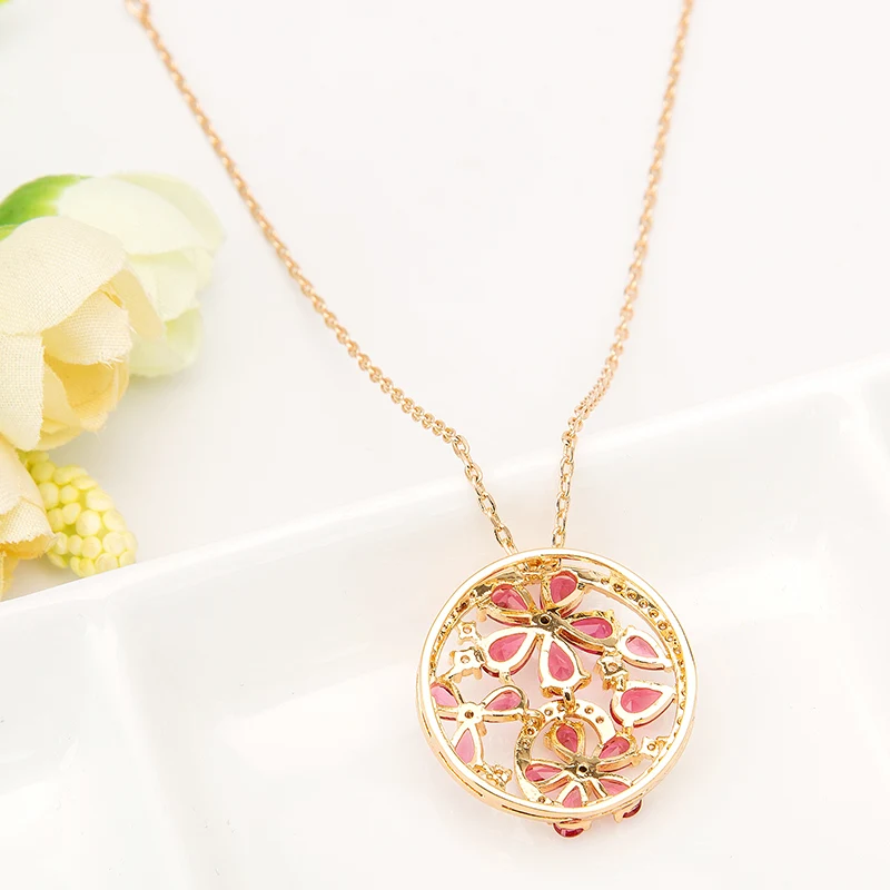 Новейшие высококачественные крошечные кубические циркониевые ожерелья Luoteemi