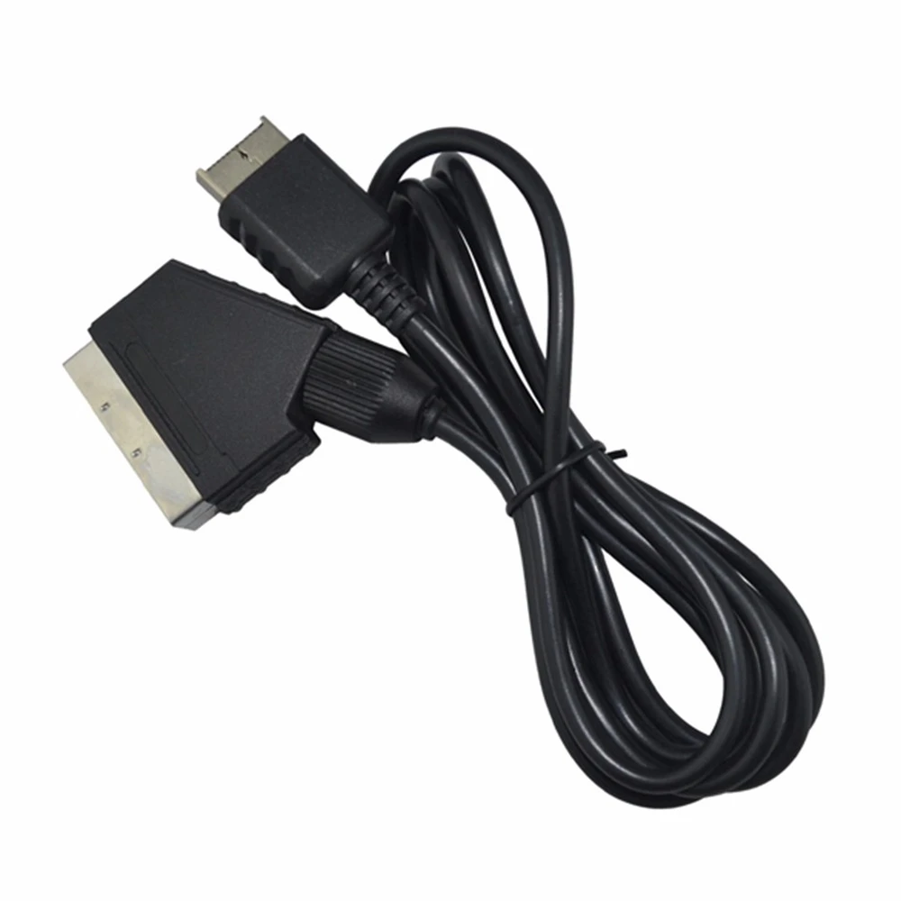50 шт./лот 1 8 м для PS2 RGB SCART кабель TV AV свинцовый Шнур Playstation PS1 PS3 игровые консоли|cable