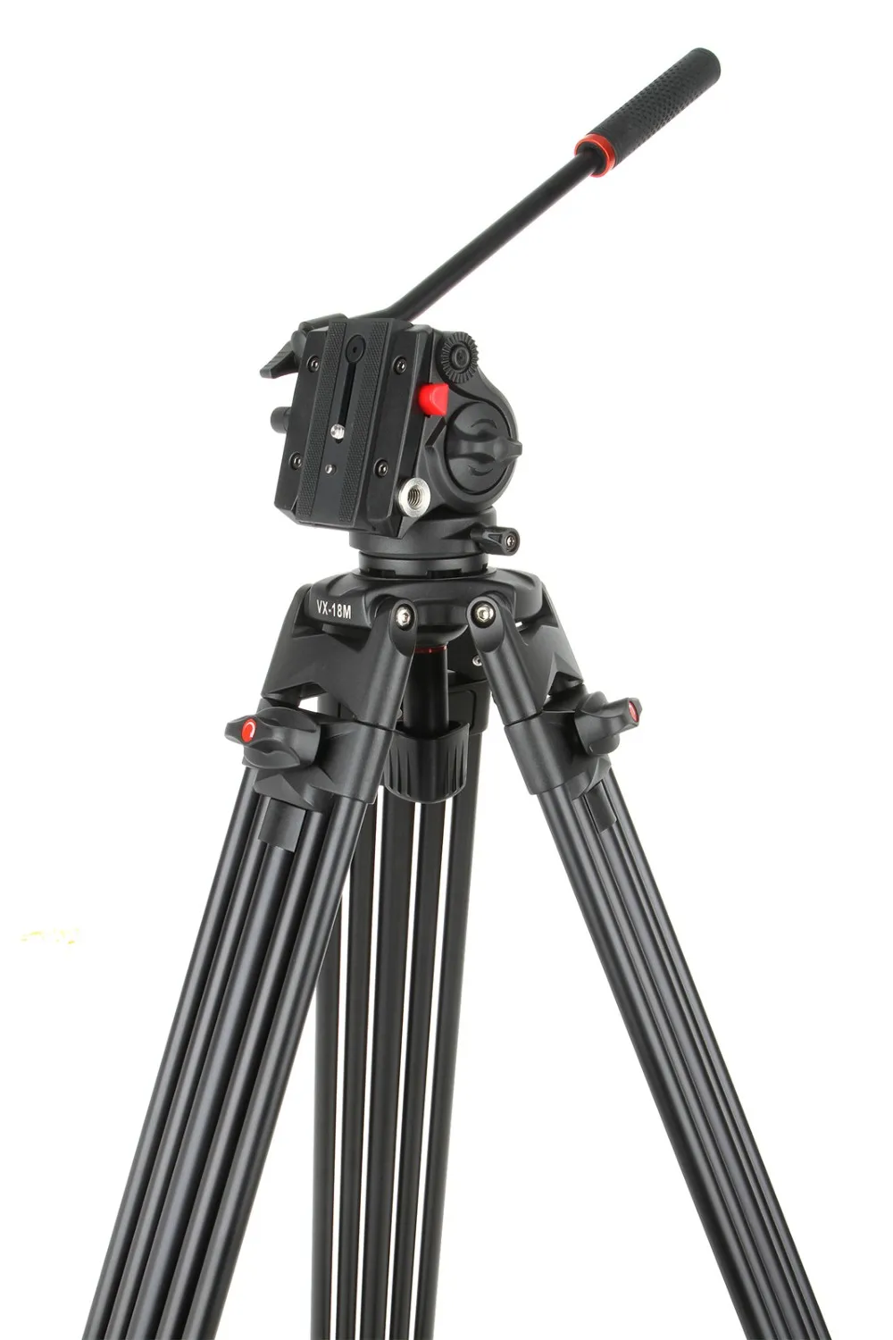 Viltrox VX-18M 1,8 м Профессиональный усиленный со стабилизатором алюминиевый нескользящий видео штатив+ жидкая сковорода головка+ сумка для переноски для камеры DV