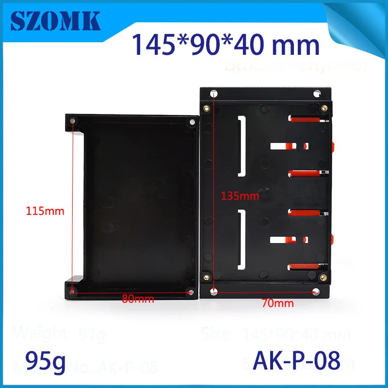 10 шт., 145*90*40 мм diy Электронные чехол управления abs корпус пластиковый корпус проект профиль коробка