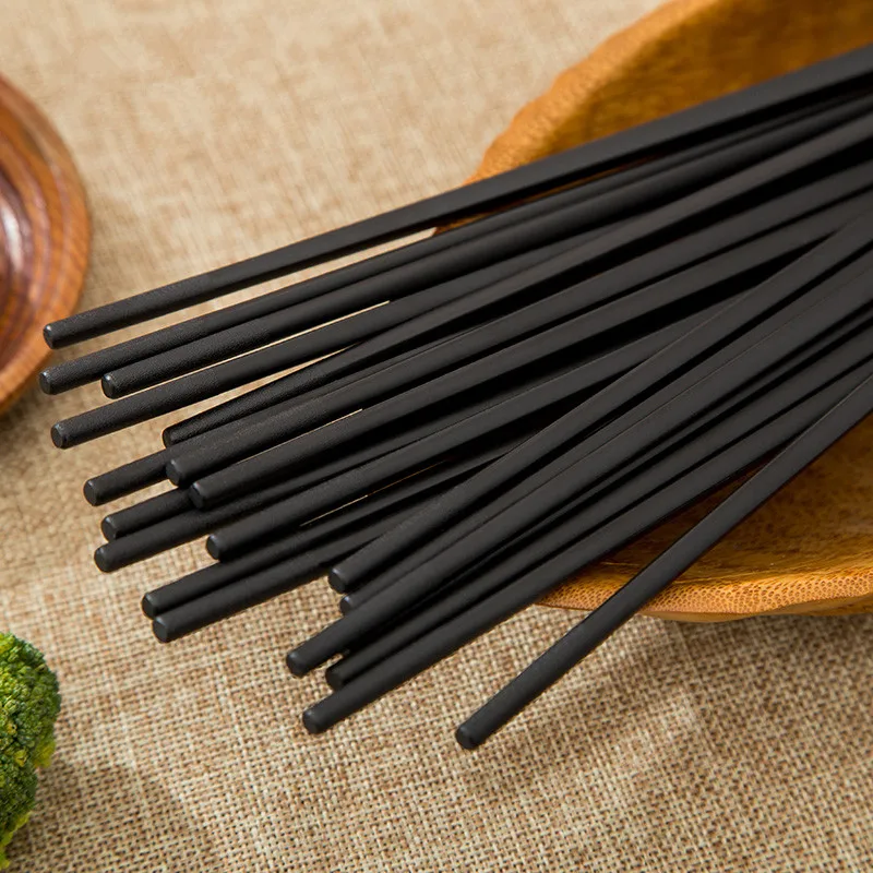 10 пар/компл. черные палочки для еды фарфоровые с рисунком кухонная посуда
