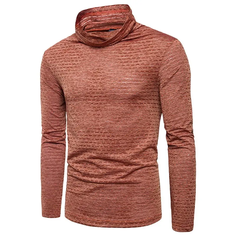 Laamei Hollow Fashion Long Sleeve Tee Shirts Printed Pullover Top Male Man Solid Base Layer African Style Men's Tshirts | Мужская