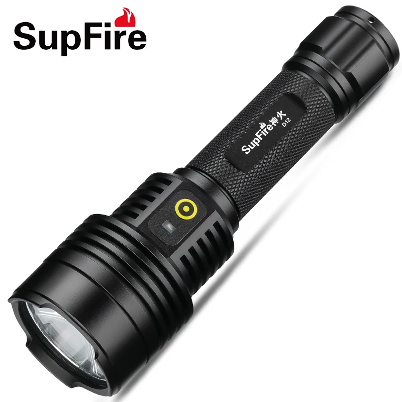 Supfire фонарь D12 светодиодный охотничий рыболовный тактический для Sofirn Nitecore Convoy Fenix
