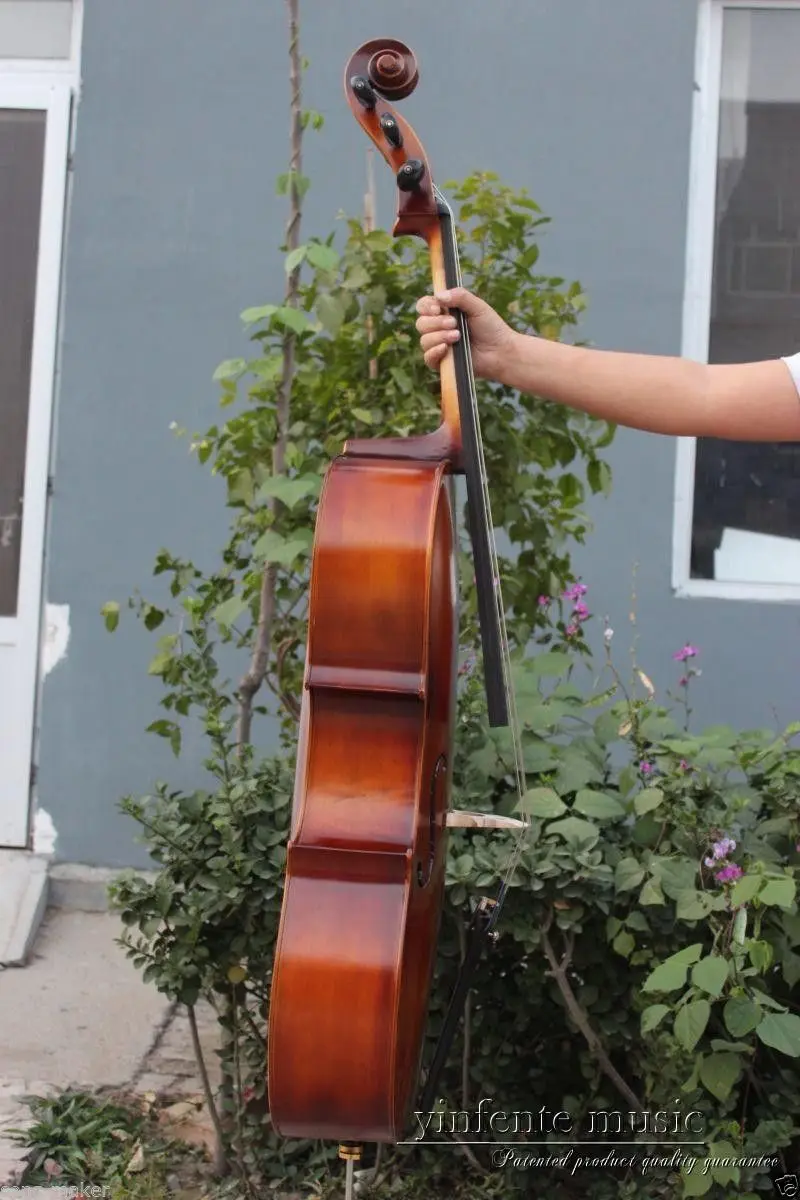 Полноразмерная новая виолончель из цельного дерева высокое качество мощный звук