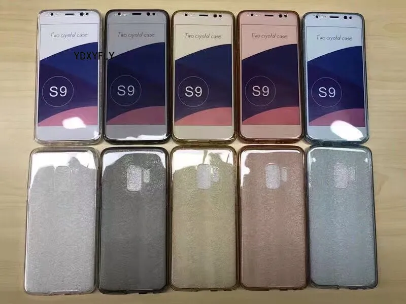 360 Full Protect Touchable Case For Samsung Galaxy S9 Plus Clear TPU Front Back Cover |