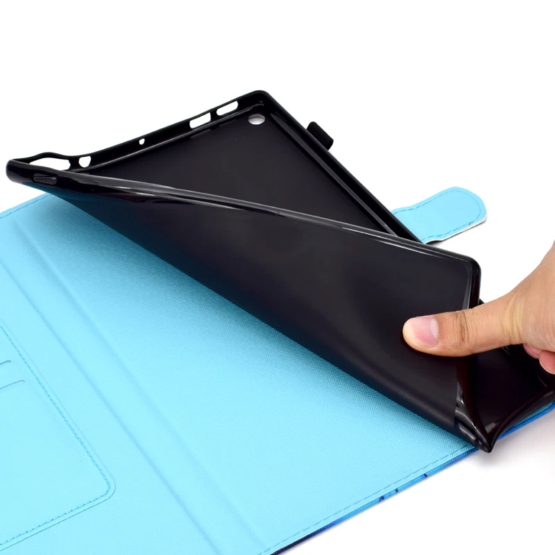 Симпатичный чехол для Amazon Fire HD 10 2019 2017 мягкий с подставкой|Чехлы планшетов и