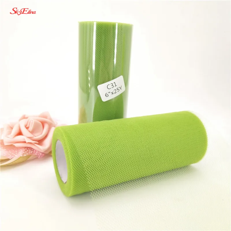 Рулон розовой/белой тюлевой юбки 22 м|Украшения своими руками для вечеринки| |