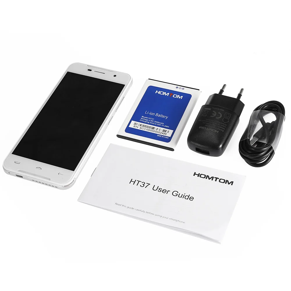 HOMTOM HT37 2 ГБ Оперативная память 16 Встроенная 3g смартфон 5 0 дюймов Android 6 MTK6580 4 ядра 1.