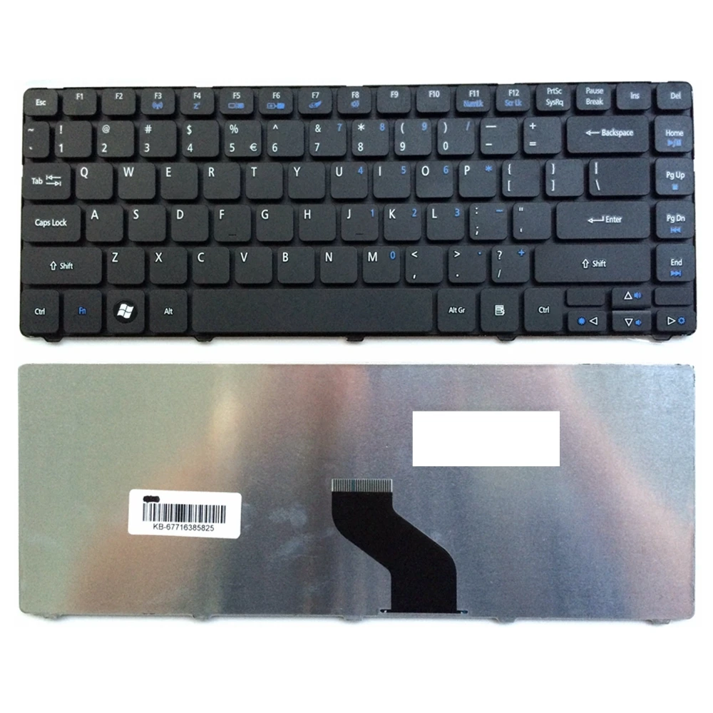 

US Black New English laptop keyboard For Acer 4540 4535 4733Z 4253 4625 D7284752 3820TG 4738ZG 4745G 4352 4741G 4750G 4743G