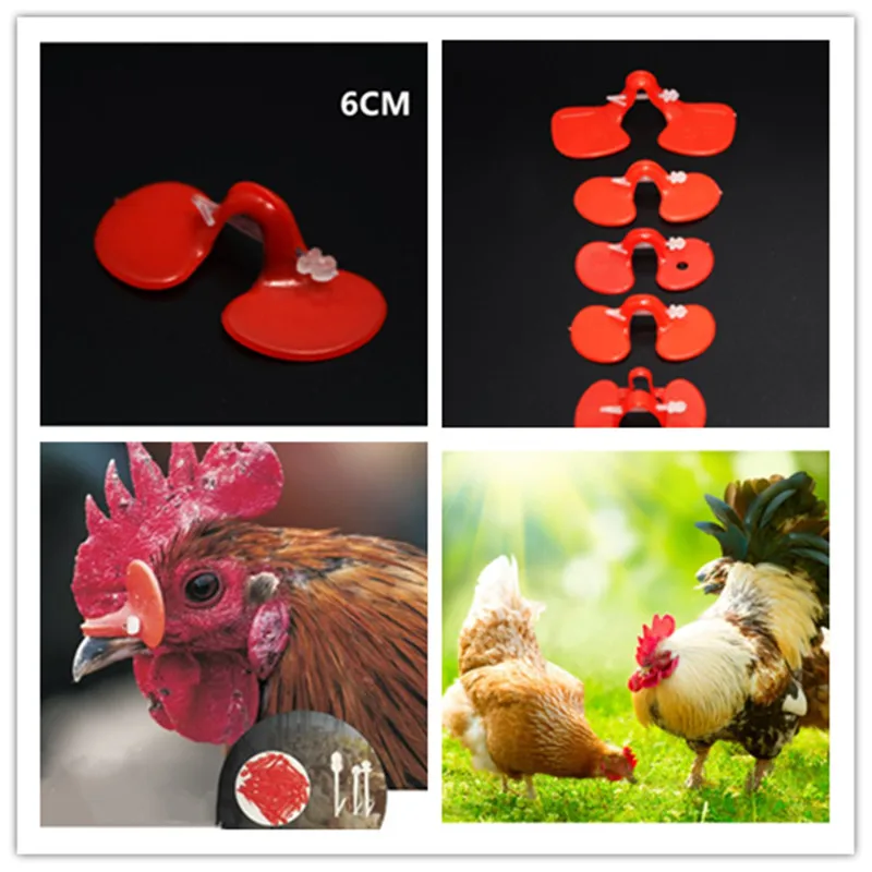 

new materials Poultry Chicken Eye Glasses Blinders with Pin glasses for chickens chicken glasses Chicken bite prevention glasses