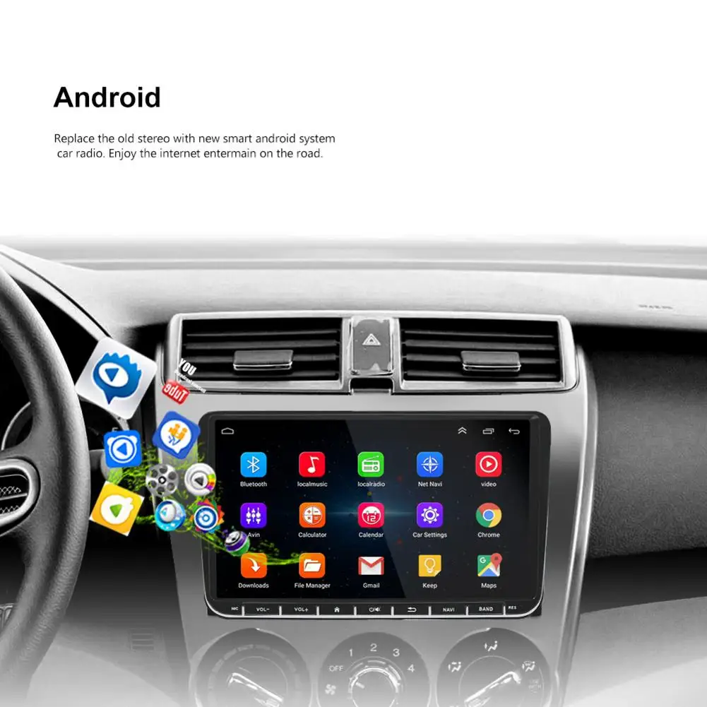 Новинка! 9 &quotAndroid 8 1 Автомобильный gps навигатор для Volkswagen SKODA GOLF 5 Golf 6 POLO PASSAT B5 B6 JETTA