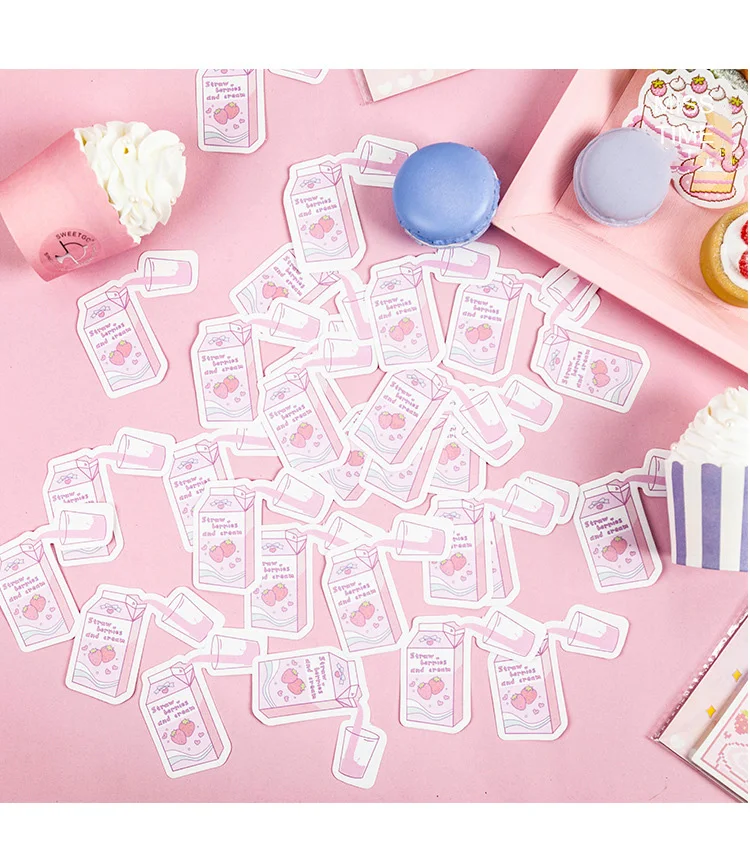 30 шт милые канцелярские наклейки s Kawaii Единорог наклейки для торта пуля бумага для журнала стикер для детей DIY Скрапбукинг ежедневник, альбомы