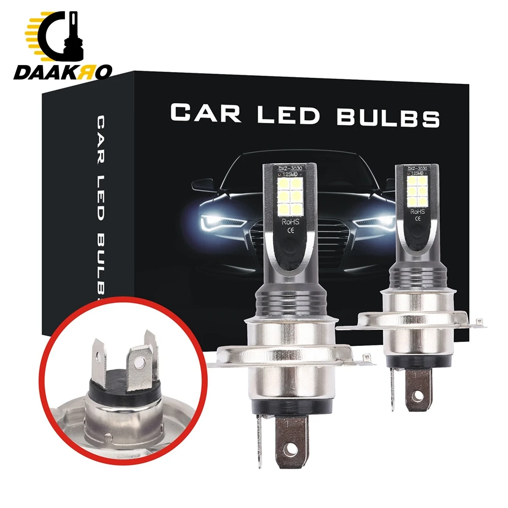 2 шт. H7 9005 H8 H9 H11 H4 H1 55 Вт 110 1000LM 2000LM светодиодный автомобильных фар преобразования для шаровидной луча 6000K светодиодный Алюминий фар