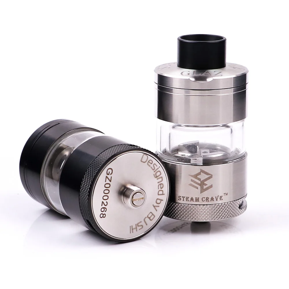 Оригинальный паровой жажда Glaz RTA 30 мм 7 мл rta нижний Угловой дизайн воздушного