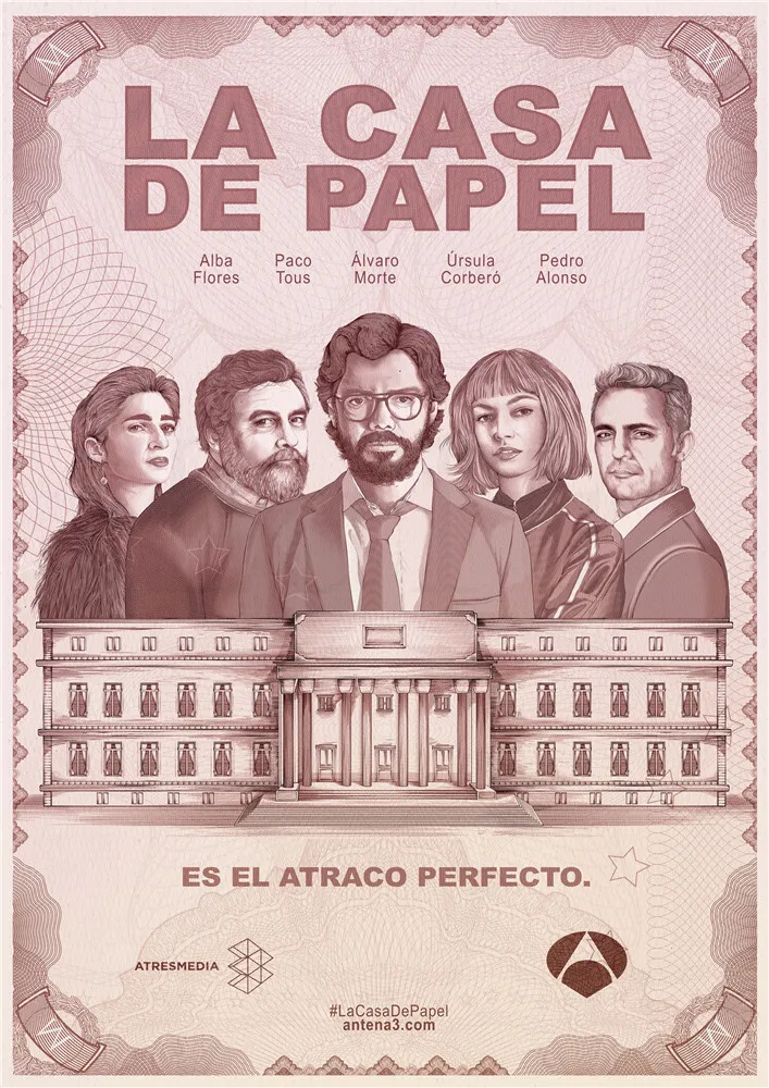Черный Постеры для наживки денег la casa de papel глянцевый бумажный Декор на стену яркий цвет - Цвет: Черный