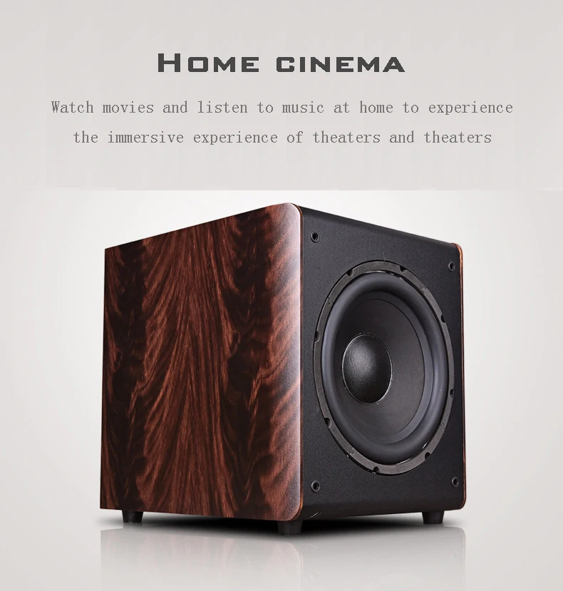Kaoshi X W8 пассивный сабвуфер 10 дюймовый домашний кинотеатр аудио HIFI деревянный