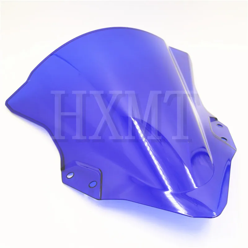 blue Для Kawasaki Ninja 250 400 EX400 черный мотоцикл CL ветровое стекло ветер экран велосипед Ninja250 Ninja400 - Цвет: blue