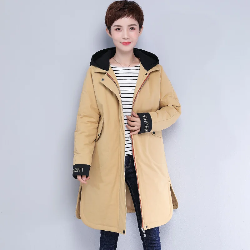 Зимняя теплая куртка с капюшоном для женщин ropa de invierno para mujer 2018 Модная парка zimowe