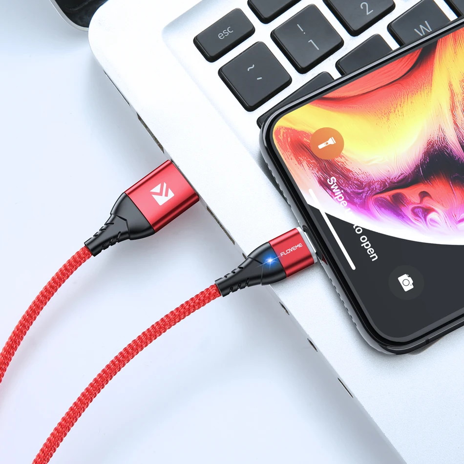 Магнитный USB кабель FLOVEME для iPhone XR XS MAX X 3A Быстрая зарядка type C Micro USB кабель для samsung S9 Note 9
