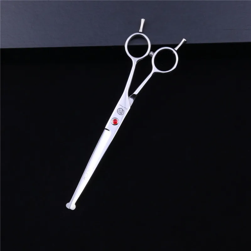 7-дюймовые безопасные круглые наконечники-мелкие ножницы с микрозубцами для лица