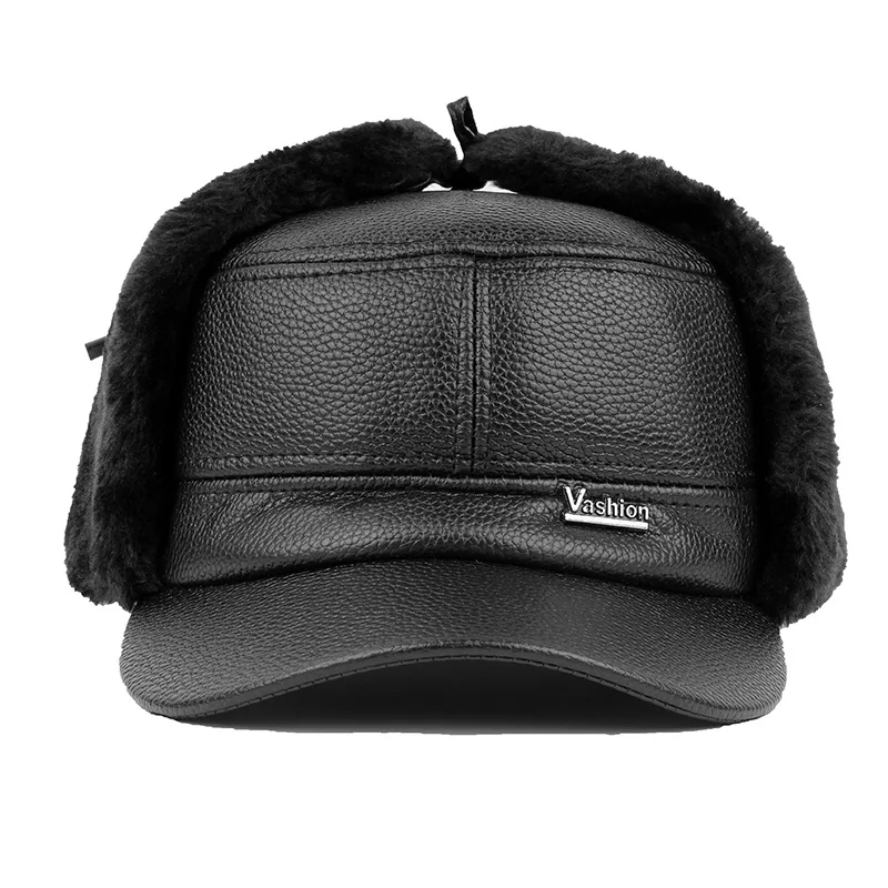 2019 Высококачественная зимняя шапка для мужчин среднего возраста защита ушей Lei