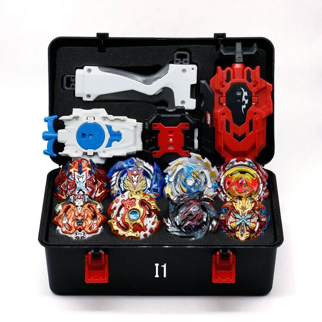 I1 Горячая Распродажа Beyblade Burst Box спортивный стартер Zeno Excalibur B-122 B121 B120 B117 с пусковым устройством и розничной коробкой подарки для детей - Цвет: I1