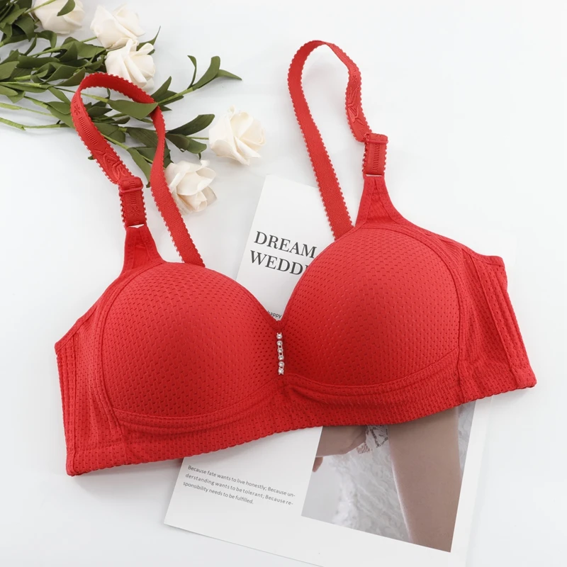 Beauwear Женский мягкий без косточек хлопковый бюстгальтер размера плюс нижнее Белье для сна без косточек бюстгальтеры тонкие чашки Soutien ущелье размера плюс 36B-44C