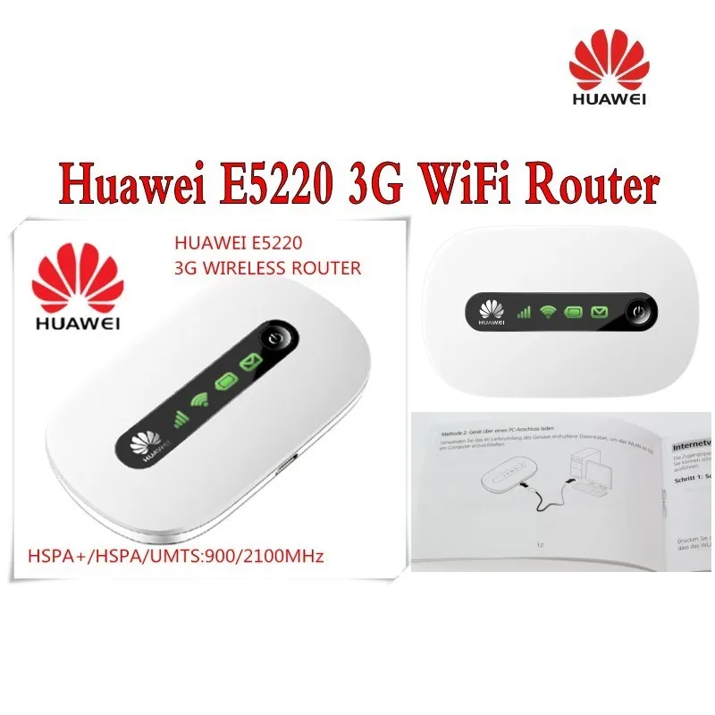 Оригинальный маршрутизатор точки доступа Huawei E5220 21M Mifi доставка DHL Лот 50 шт.|lot of|lot