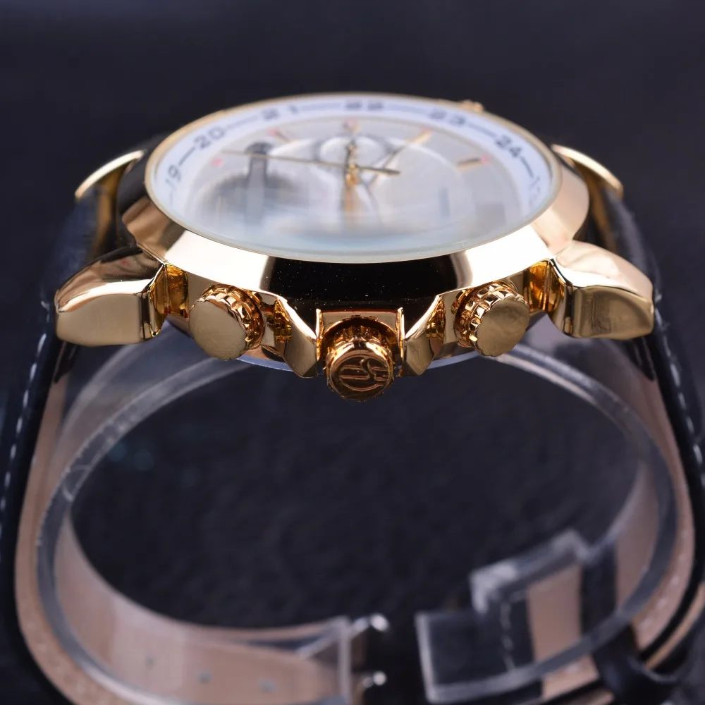 Forsining Weaving Tourbillion Design Genuine Leather Calendar Display Mens Mechanical Watches Top Brand Luxury Automatic Clock | Наручные