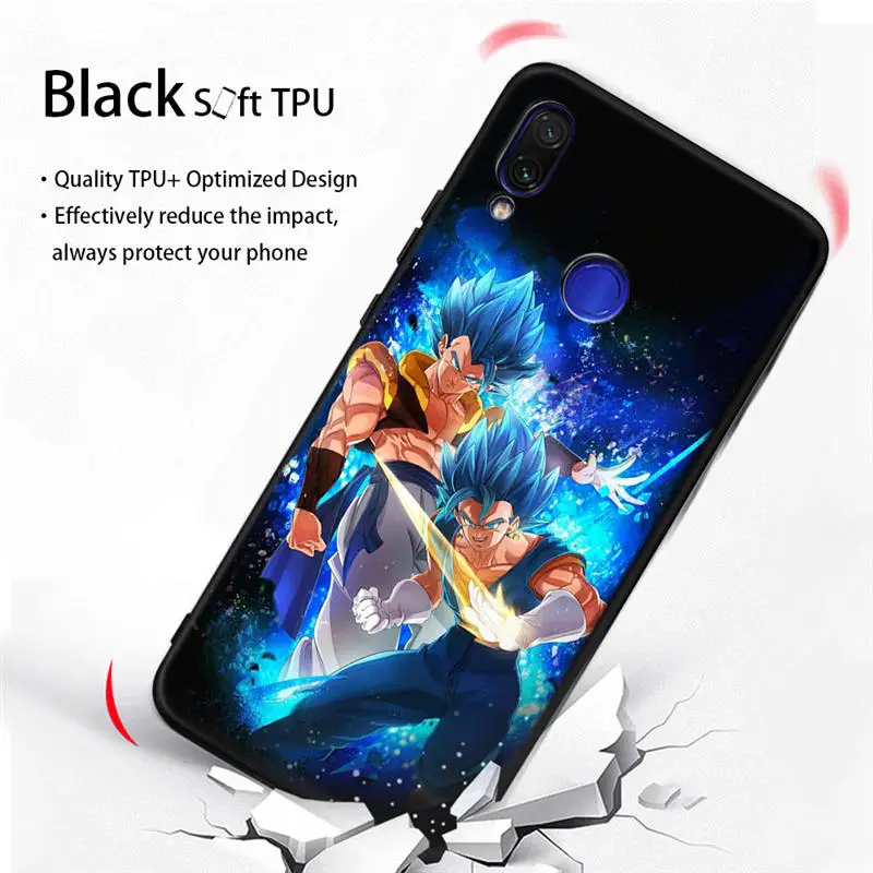 Силиконовый чехол для Xiao mi Red mi Note 7 6 Pro 6A 5A Prime mi A1 5X A2 Lite 6X4X5 Plus Pocophone F1 чехол Dragon Ball Z Goku