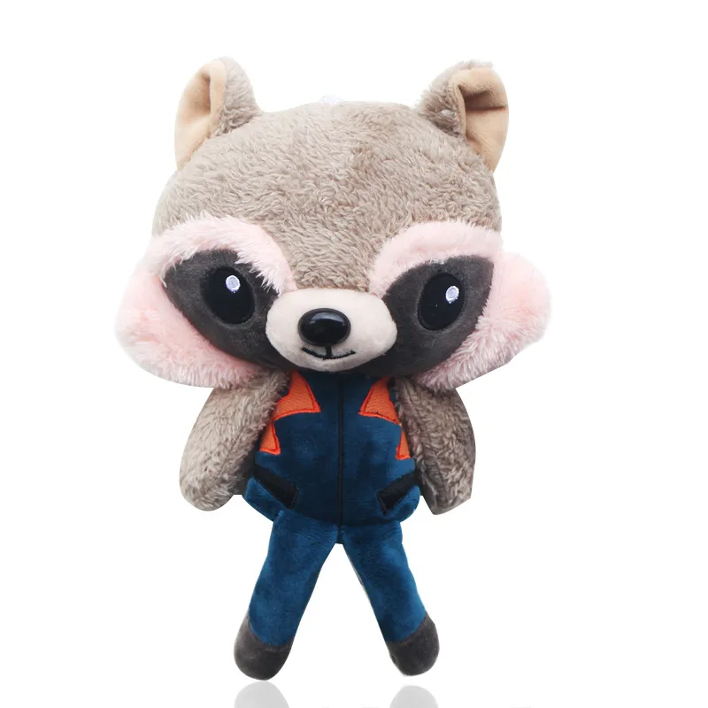 Rocket Фильм стражи галактики 2 Плюшевые игрушки 22 см энты дерево человек ракета енот плюшевый мягкая игрушка кукла подарки для детей - Цвет: Rocket
