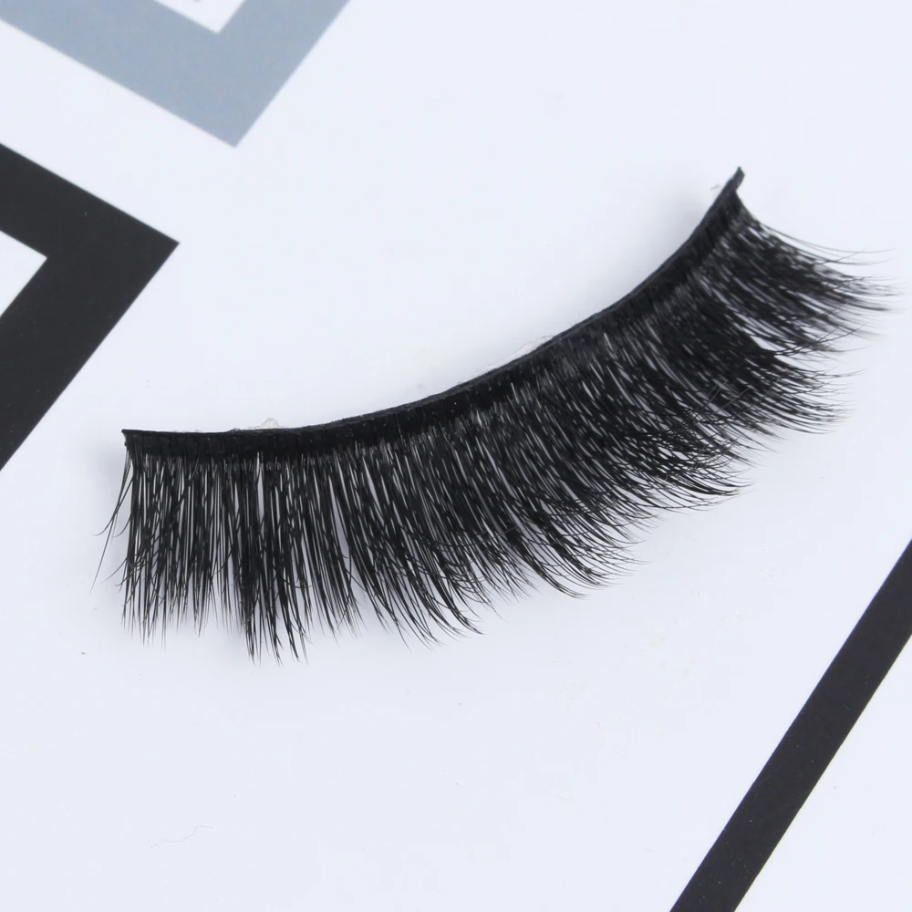 Натуральные накладные ресницы искусственные густые длинные 3D для наращивания