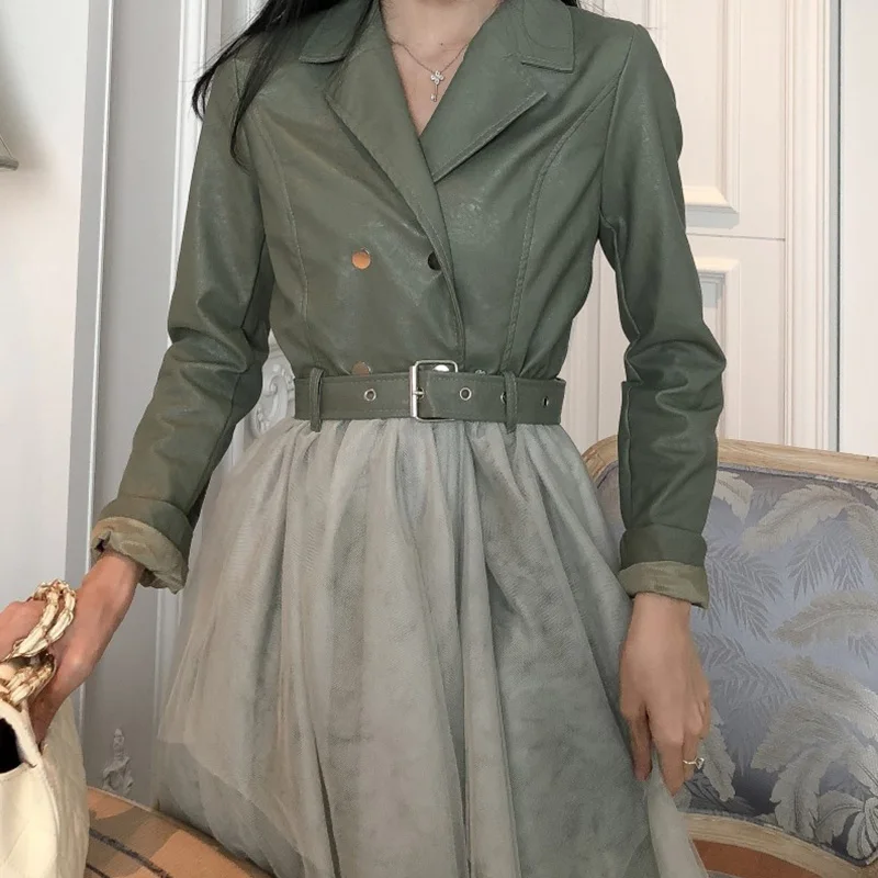 LISM/Весенний халат с длинными рукавами сексуальные однотонные платья высокой