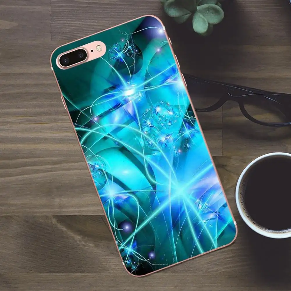 Мягкий ТПУ рисунок бирюза Мандала X кружевное дерево для Huawei G8 Honor 5C 5X 6 6X 7 8 9 Y5II Mate P7