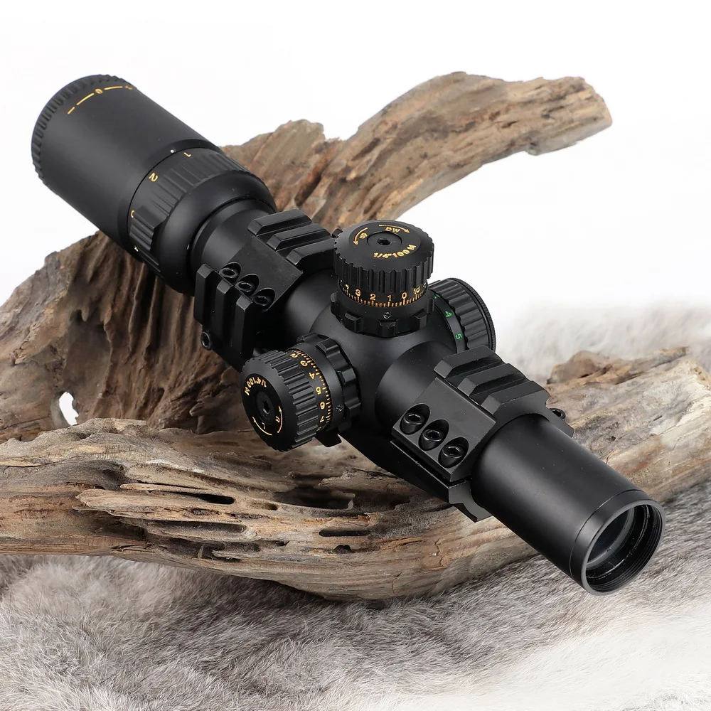 Снайпер NT 1 6X24 L Охота Riflescopes тактический оптический прицел компактный Mil dot стекло