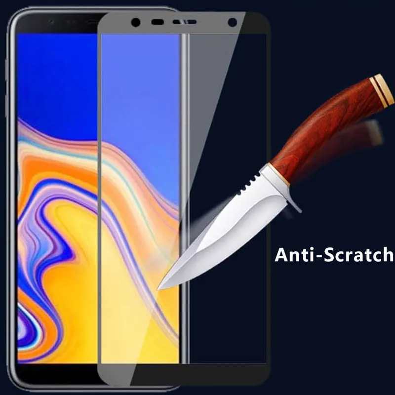 9D закаленное стекло для samsung galaxy j4 plus Защитное j6 пленка sansung j4plus Защитная экрана |