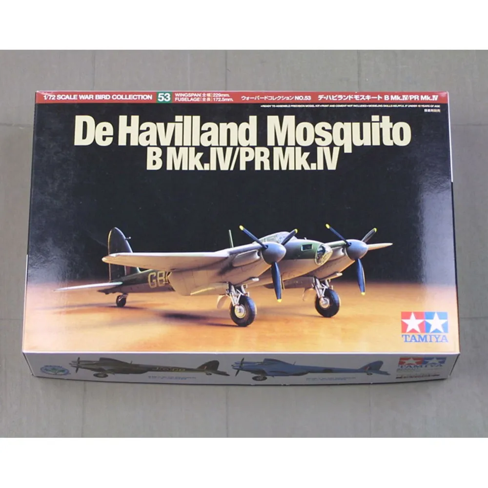 Tamiya 60753 1/72 B Mk IV/PR IV De Havilland сборка модели ВВС комплекты для строительства oh rc