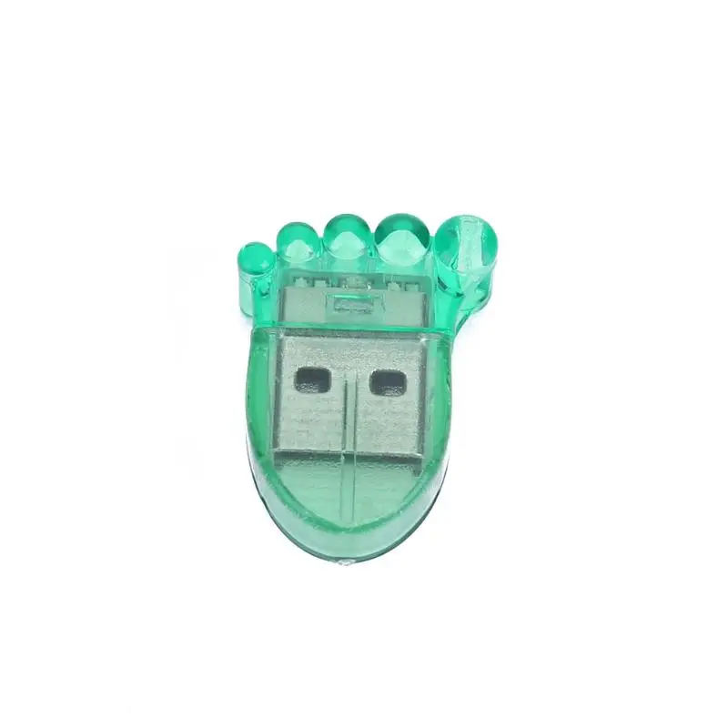 Creativer Foot Figure Usb 2,0 Micro Sd TF T-Flash Mini Card Reader адаптер для ПК Mac ноутбука Microsd карта памяти высокая скорость