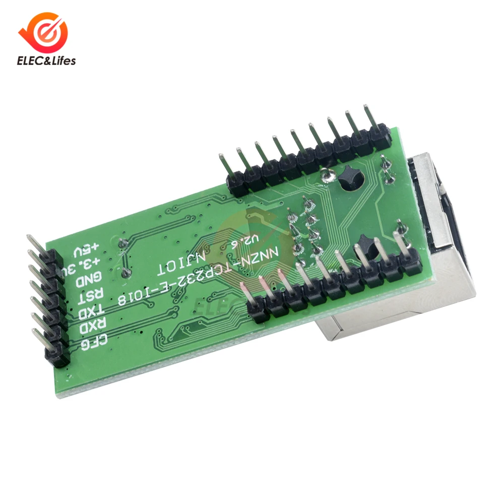 Ethernet LAN к TTL RS232 последовательный ТТЛ TCP / IP RJ45 сетевой конвертер адаптер плата 18 IO