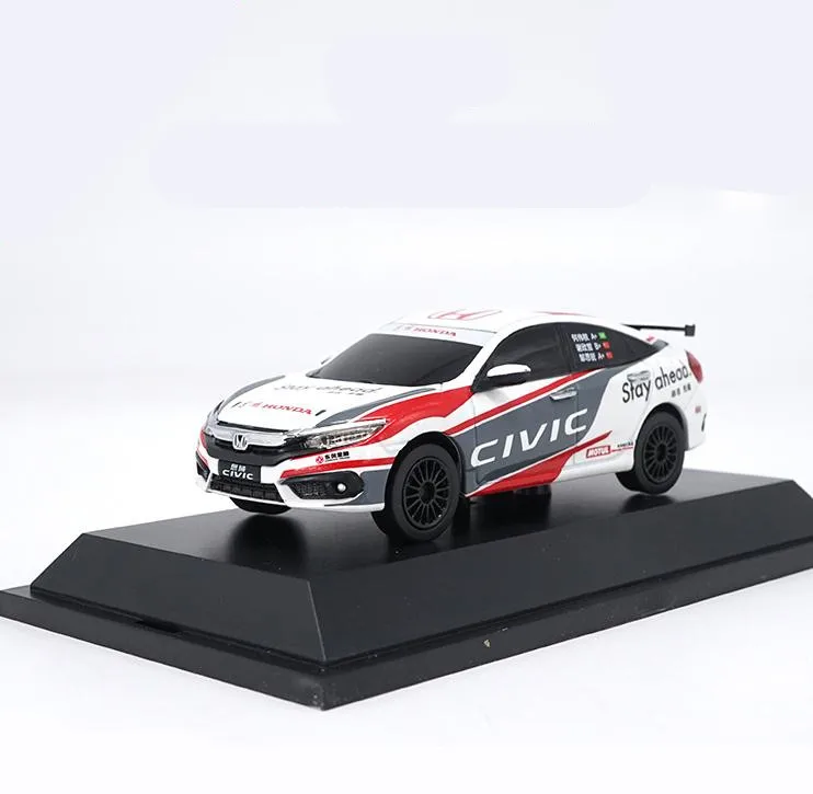 Оригинальные 1:43 Масштаб сплава гоночная модель, высокая моделирования Honda Civic, металлические отливки, коллекция модель игрушечного автомобиля