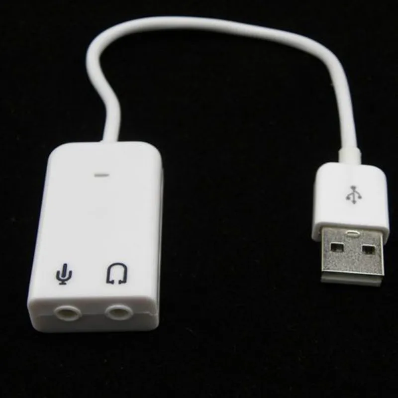 Внешний Виртуальный конвертер Usb 2 0 для ноутбука стереозвуковая карта