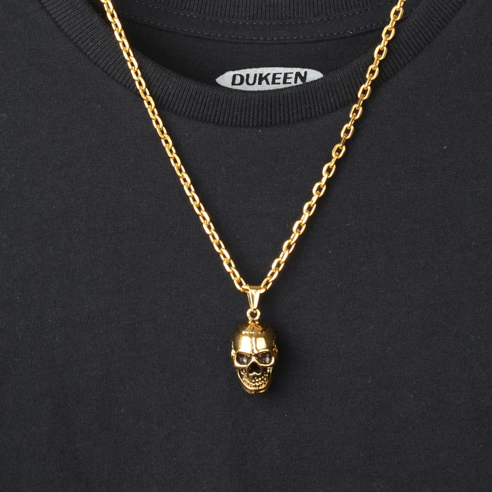 2019 Новый Goofan хип хоп мода Личность Rift подвеска скелет и ожерелье из сплава крутые