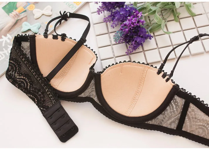 Плюс Size70E 75E 80E 85E Роскошные пикантные женские вышивка с кружевным бюстгальтером пуш-ап, набор/трусы; нижнее белье; белье/нижнее белье yw104